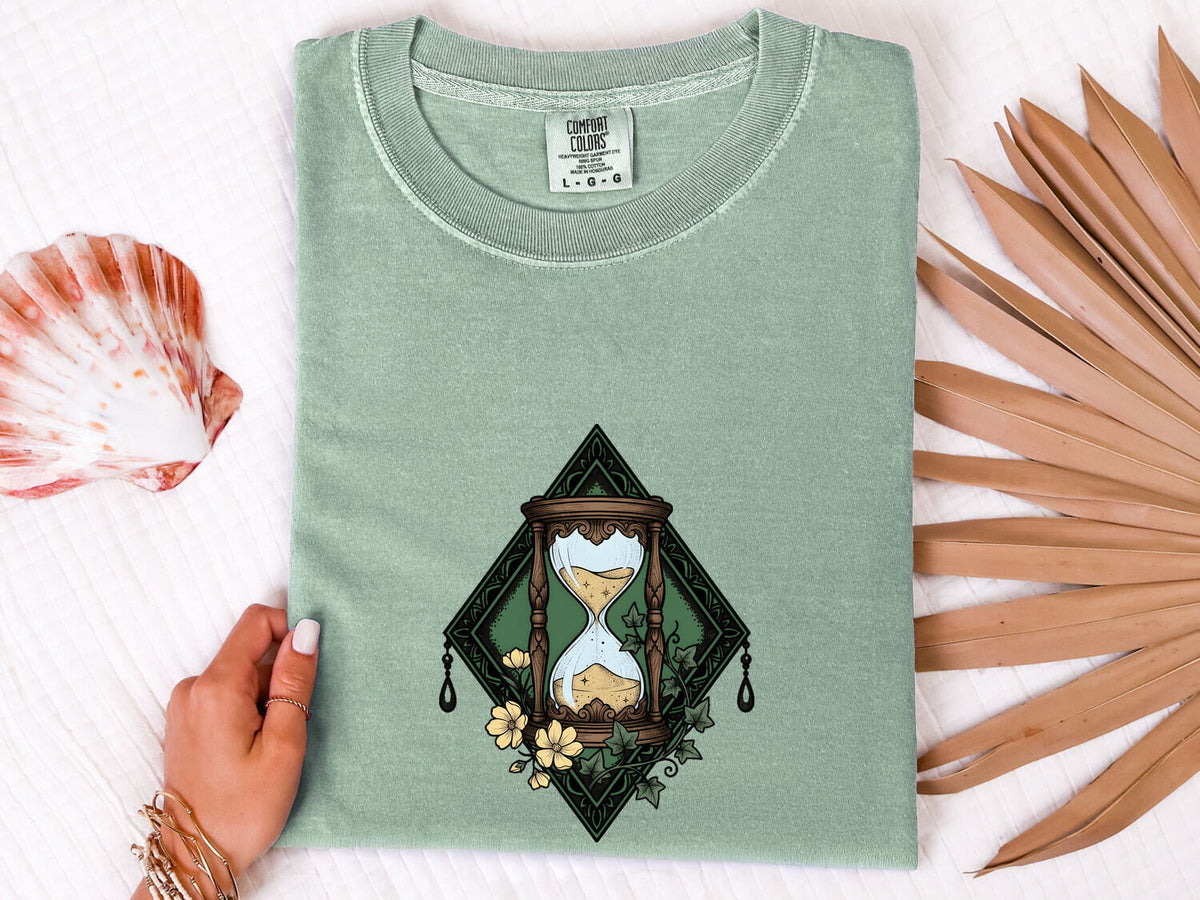 Floral Hourglass Shirt, Vintage Boho Graphic Tee