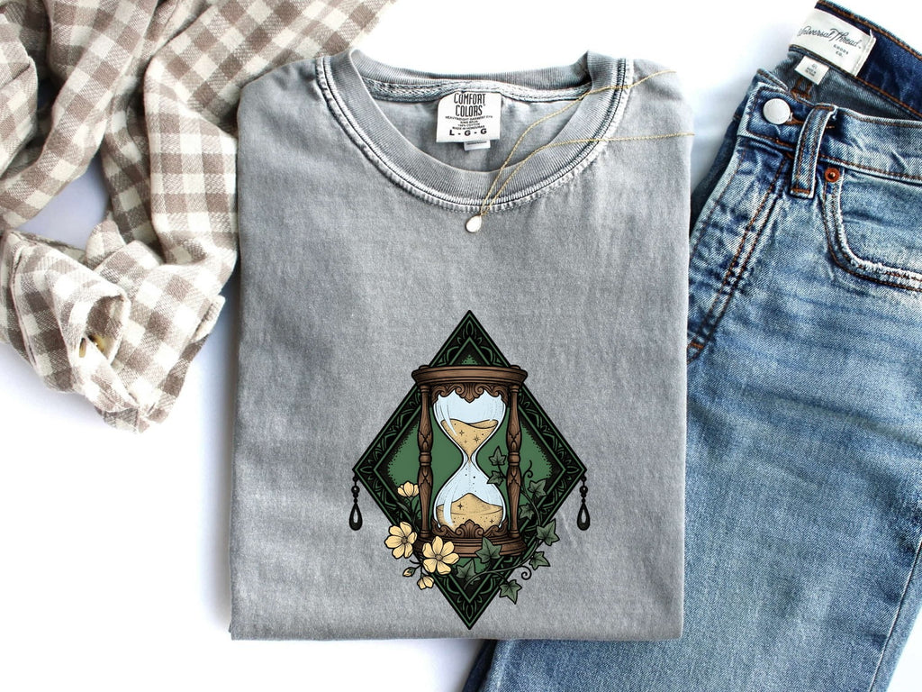 Floral Hourglass Shirt, Vintage Boho Graphic Tee