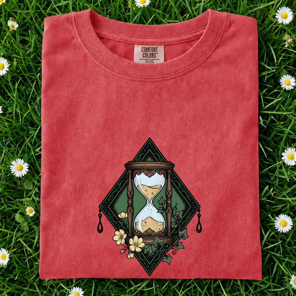 Floral Hourglass Shirt, Vintage Boho Graphic Tee