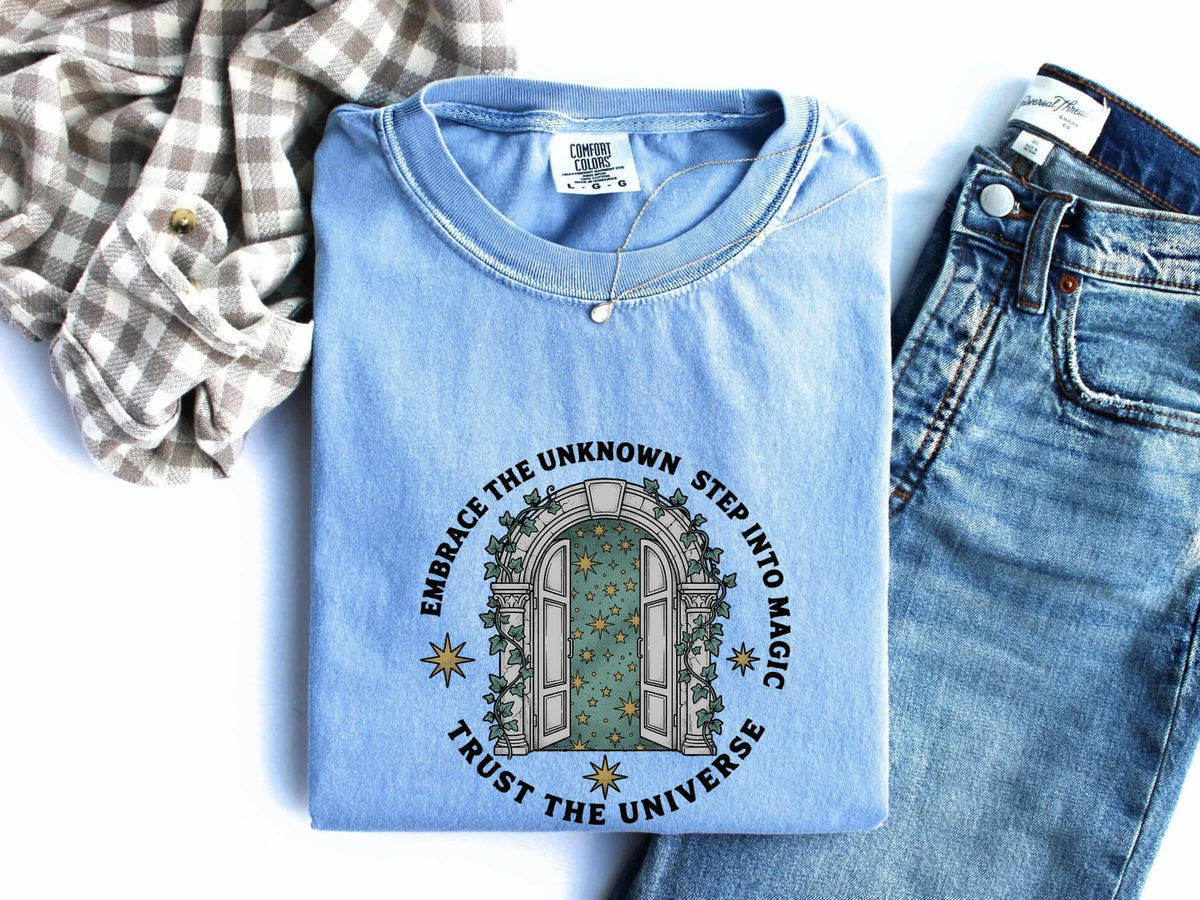 Mystical Door Shirt, Embrace the Unknown Graphic Tee