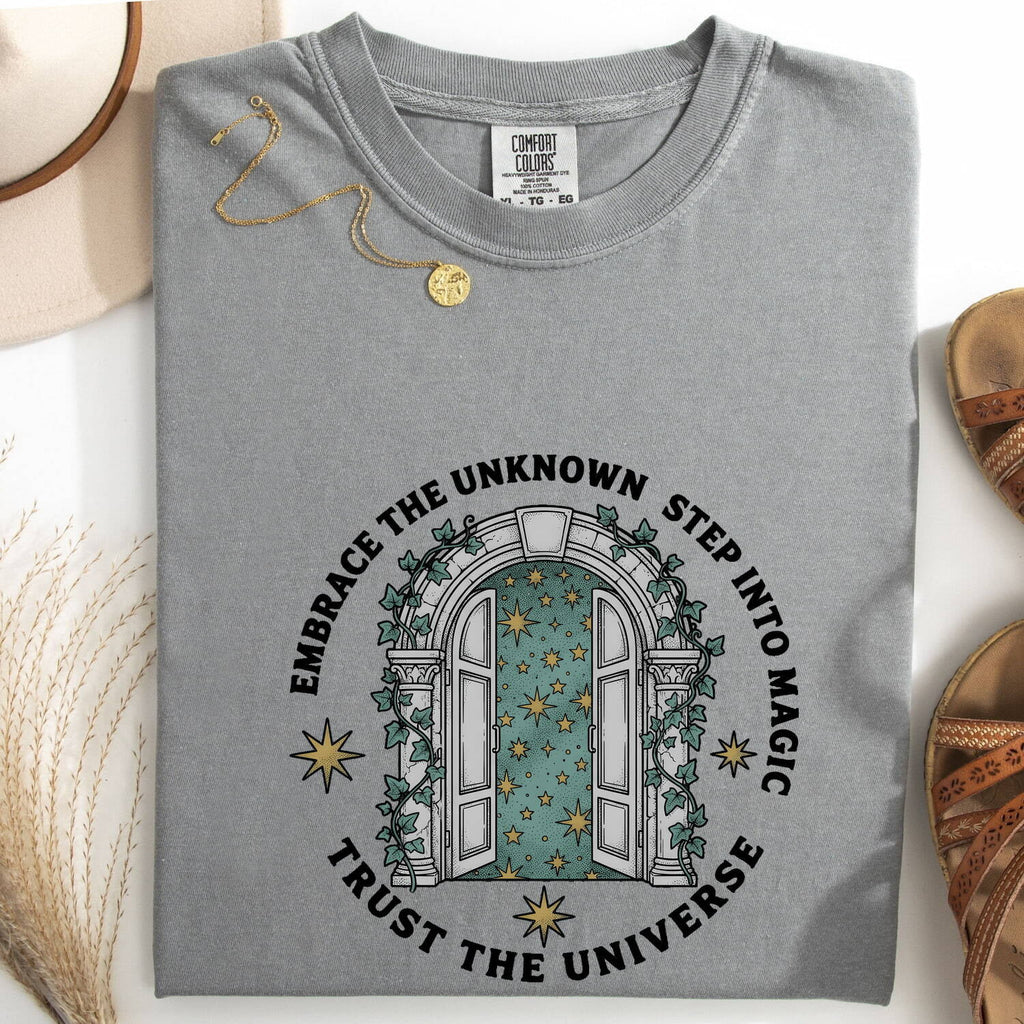 Mystical Door Shirt, Embrace the Unknown Graphic Tee