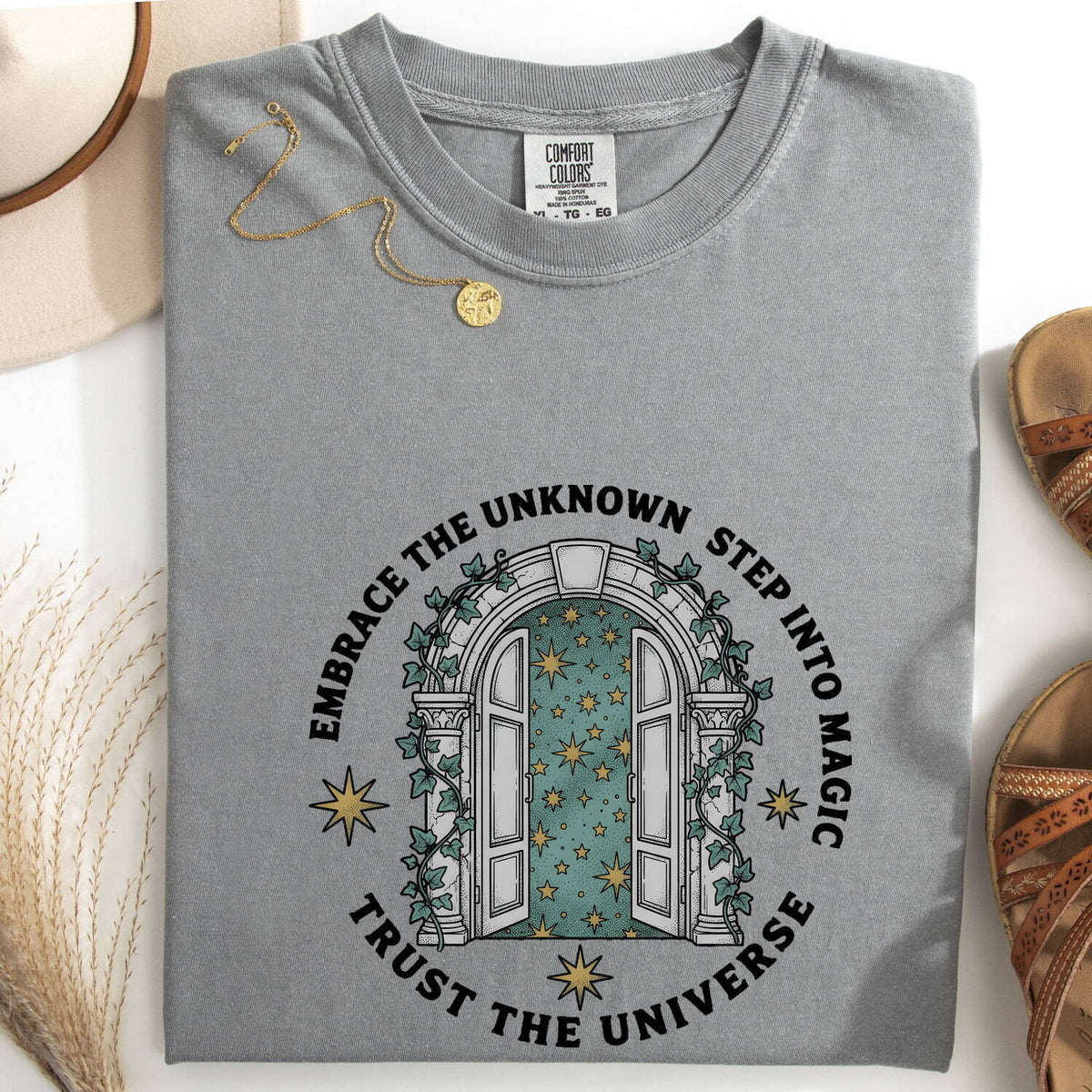 Mystical Door Shirt, Embrace the Unknown Graphic Tee