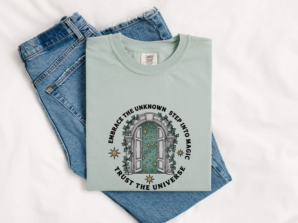 Mystical Door Shirt, Embrace the Unknown Graphic Tee