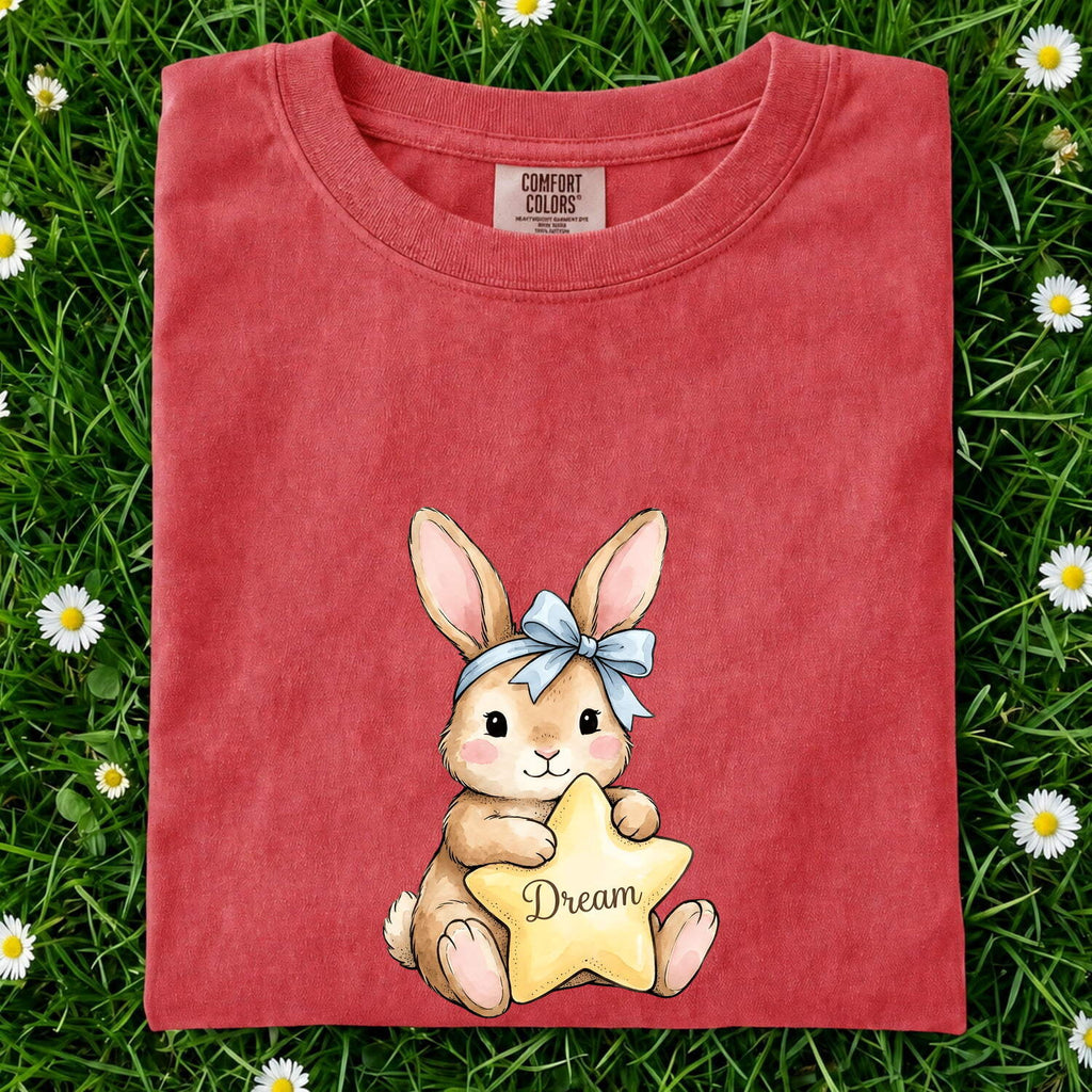 Cute Watercolor Bunny Shirt, Pastel Rabbit Graphic Tee